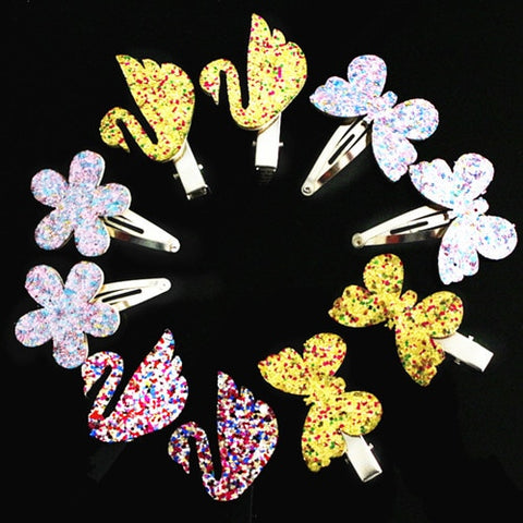 10 popular Foam Hawaiian Plumeria hairpins for girl kids Frangipani Flower bridal hair clips for girl women butterfly