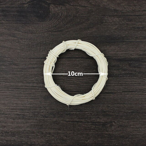 HUADODO 10cm/20cm Rattan Ring Artificial flowers Garland Dried flower frame For Home Christmas Decoration DIY floral Wreaths