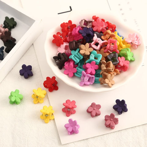 10PCS New Small Flower Baby Kids Hair Clips Hair Claws Lovely For Child Cute Hair Accessories Fashion For Student Free Shipping