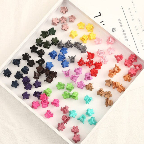 10PCS New Small Flower Baby Kids Hair Clips Hair Claws Lovely For Child Cute Hair Accessories Fashion For Student Free Shipping