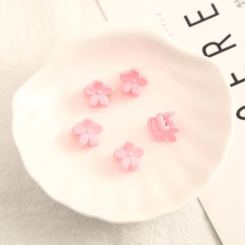 10PCS New Small Flower Baby Kids Hair Clips Hair Claws Lovely For Child Cute Hair Accessories Fashion For Student Free Shipping