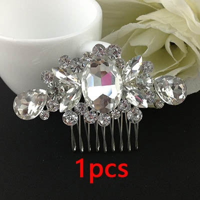 Flower Crystal Hair Clips Popular Wedding Bridal Pearl Rhinestone Hair Pins Bridesmaid Clips Hairwear Hair Accessories for Women