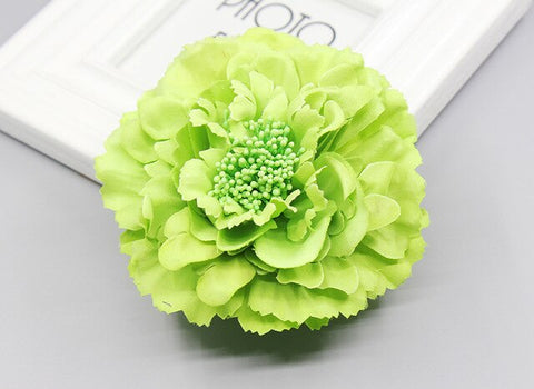 Hair accessory fabric peony big flower corsage brooch child full dress work wear hat flower clip
