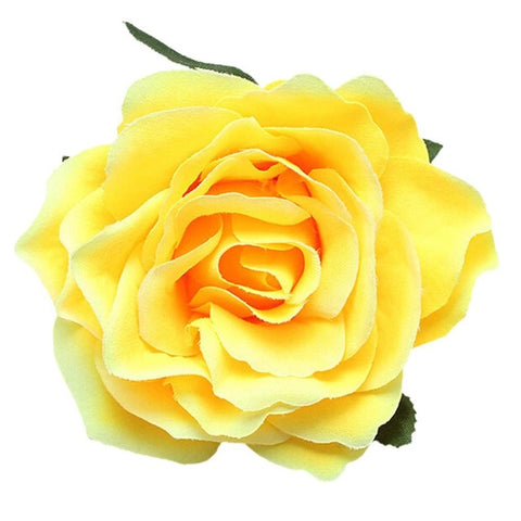 New Flocking Cloth Red Rose Flower Hair Clip Hairpin DIY Headdress Hair Accessories For Bridal Wedding