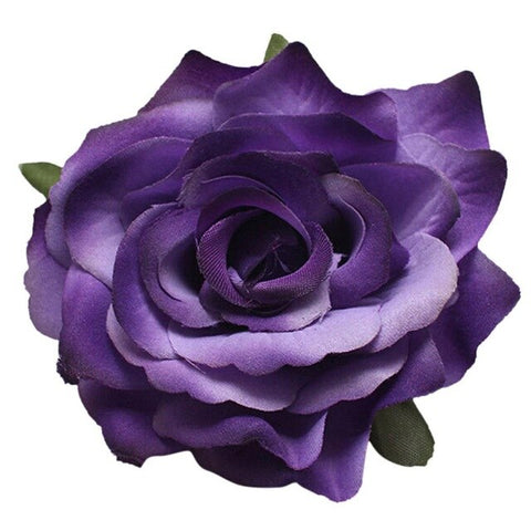 New Flocking Cloth Red Rose Flower Hair Clip Hairpin DIY Headdress Hair Accessories For Bridal Wedding